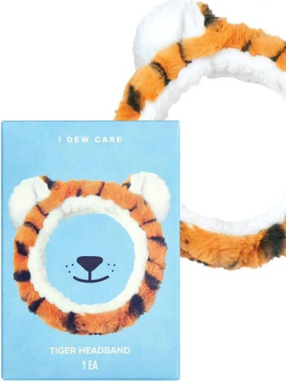 I DEW CARE Face Wash Headband - Tiger | Adorable Design BNIB